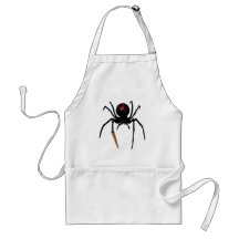araña de la viuda negra delantal