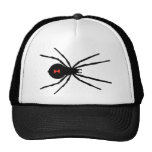 Araña de la viuda negra gorras