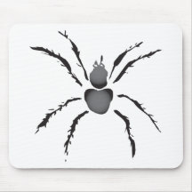 Araña melenuda alfombrilla de ratones