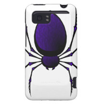 Araña negra HTC vivid fundas