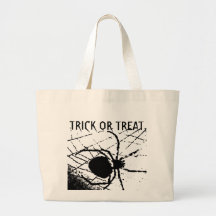 Araña reticulada - truco o invitación - bolsa de mano