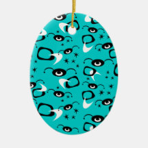 Arañas atómicas ornaments para arbol de navidad
