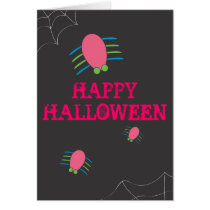 Arañas de Halloween tarjetas
