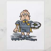 Árbitro del fútbol tarjetas publicitarias