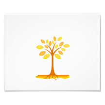 árbol anaranjado graphic.png de la hoja simple arte fotografico