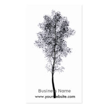 Árbol artístico plantillas de tarjetas de visita