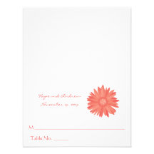 Árbol coralino del remolino en tarjeta del lugar d invitación personalizada