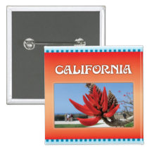 Árbol coralino en California Pins