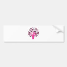 árbol de amor etiqueta de parachoque