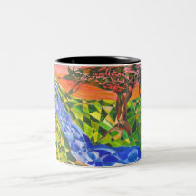 Árbol de Calisch y taza del río