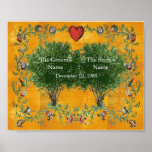 Árbol de familia - boda poster