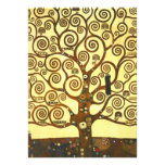 Árbol de Gustavo Klimt de las invitaciones de la v Comunicado Personalizado