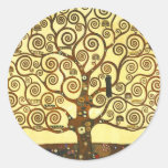 Árbol de Gustavo Klimt de los pegatinas de la vida