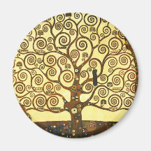 Árbol de Gustavo Klimt del imán de la vida