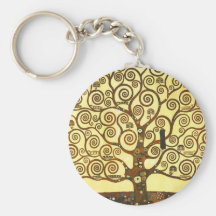 Árbol de Gustavo Klimt del llavero de la vida