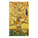 Árbol de Klimt de la vida Plantilla De Tarjeta De Visita
