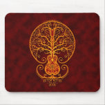 Árbol de la guitarra (rojo) tapetes de ratones