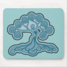 Árbol de la madre tierra tapetes de ratón