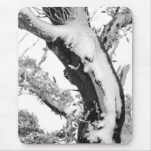 Árbol de la nieve tapetes de raton