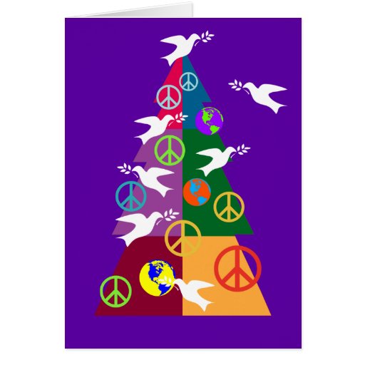 Árbol de la paz felicitación