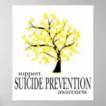 Árbol de la prevención del suicidio poster