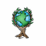 Árbol de la tierra del Día de la Tierra Esculturas Fotográficas