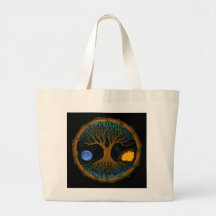 Árbol de la vida astral bolsa de mano