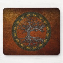 Árbol de la vida céltico alfombrilla de ratones