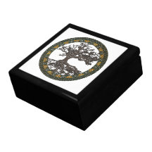 Árbol de la vida céltico cajas de regalo