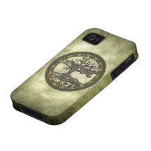 Árbol de la vida céltico iPhone 4 fundas