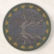Árbol de la vida céltico posavasos manualidades