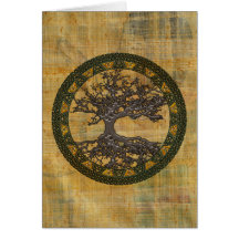 Árbol de la vida céltico [Yggdrasil] Felicitacion