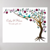 Árbol de las granadas del poster -7 del boda de la