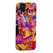 Árbol de los amantes de la vida Case-Mate iPhone 4 protector