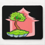 Árbol de los bonsais alfombrilla de ratón