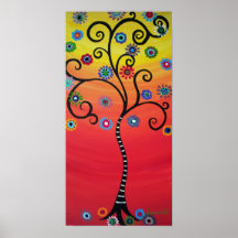 ÁRBOL DE LOS CARTELES DE LA VIDA POSTER