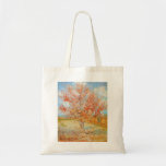Árbol de melocotón rosado de Van Gogh en flor Bolsa