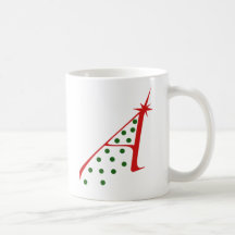 Árbol de navidad ateo tazas