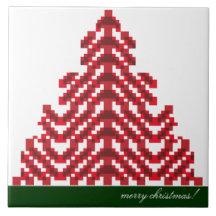 árbol de navidad azulejo