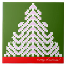 árbol de navidad azulejo ceramica