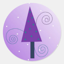Árbol de navidad caprichoso pegatinas  