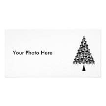 Árbol de Navidad de Skully Tarjetas Personales Con Fotos