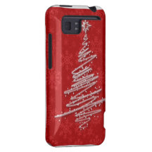 Árbol de navidad garabateado HTC vivid / raider 4G funda