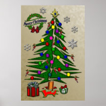 Árbol de navidad II Impresiones