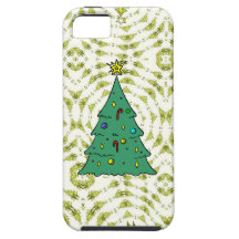 Árbol de navidad iPhone 5 Case-Mate coberturas