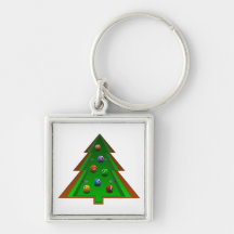 Árbol de navidad llavero personalizado