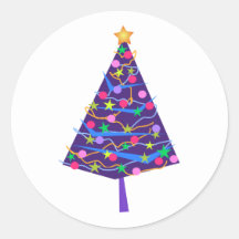 árbol de navidad pegatinas  