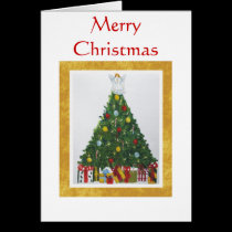 Árbol de navidad tarjetas