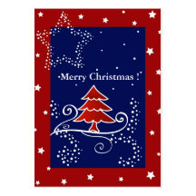 Árbol de navidad - tarjeta de etiqueta del regalo plantilla de tarjeta de visita