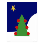 Árbol de navidad tarjetas postales